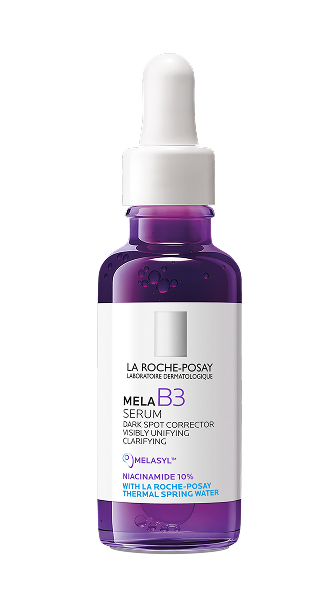 Bottle of La Roche-Posay Mela B3 Serum dark spot corrector